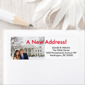 Étiquette Donald & Melania : Une nouvelle adresse (En situation)