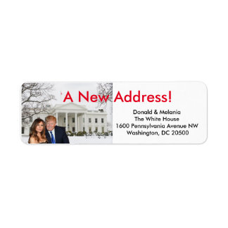 Étiquette Donald & Melania : Une nouvelle adresse