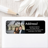 Étiquette Donald & Melania : Une nouvelle adresse (En situation)