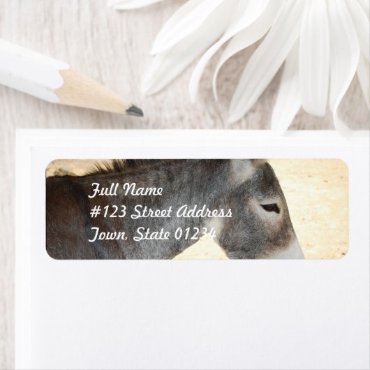 Étiquette Donkey doux (En situation)