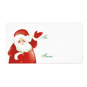 Étiquette Donner de cadeau de Père Noël