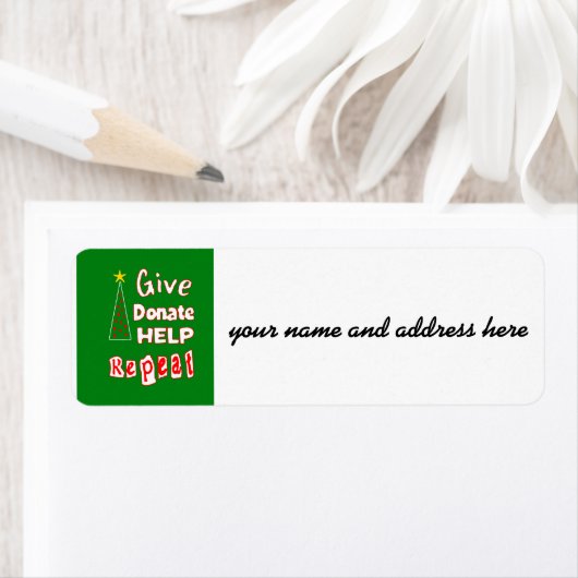 Étiquette donner, donner, aider, répéter (En situation)