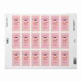 Étiquette Donnez un coup de coeur à la lecture, Book Owl (Feuille entière)