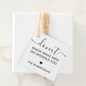 Étiquette Donut Know What We'd Do Without You, Kra (En situation)