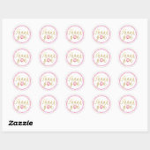Étiquette Donut Merci Sweet One Sprinkle (Feuille)