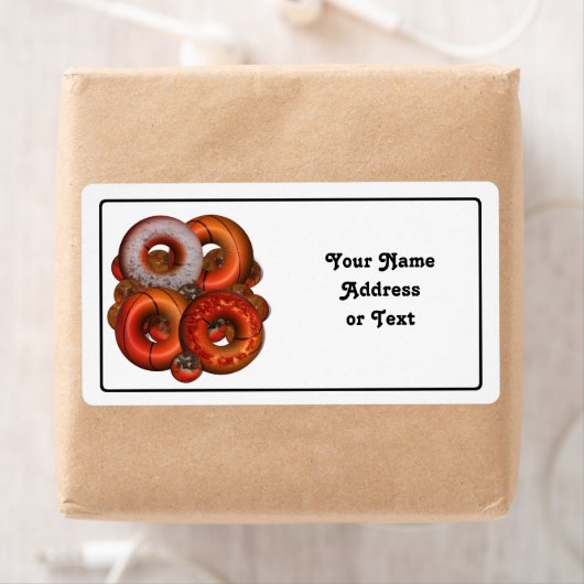 Étiquette Donuts de Dunking pour le fan de basket-ball (En situation)