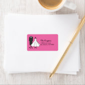 Étiquette Doodles mariages (En situation)