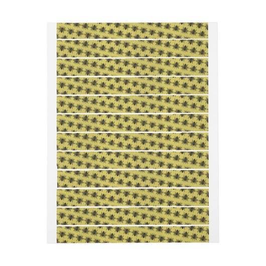 Étiquette d'or abeilles Tamper-Proof Sceau (Feuille)