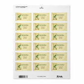 Étiquette d'or irlandais (Feuille entière)