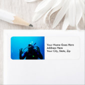 Étiquette Dose Scuba Diver (En situation)