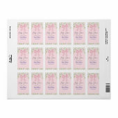 Étiquette Douces Débuts Collection de Baby Shower (Feuille entière)