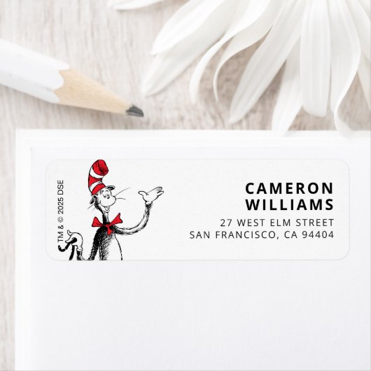 Étiquette Dr. Seuss Character Confetti | ANNIVERSAIRE DE ENF (En situation)