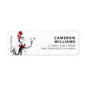 Étiquette Dr. Seuss Character Confetti | ANNIVERSAIRE DE ENF (Devant)