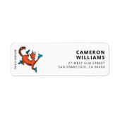 Étiquette Dr. Seuss Character Confetti | ANNIVERSAIRE DE ENF (Devant)