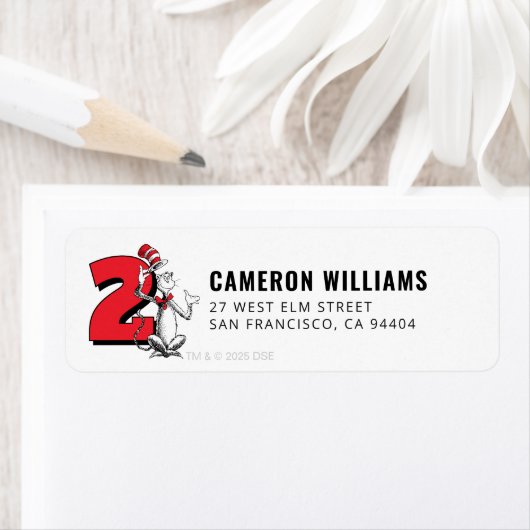 Étiquette Dr. Seuss - Personnages | Anniversaire Enfants (En situation)