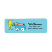Étiquette Dr Seuss | Un poisson - Baby shower garçon (Devant)