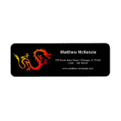 Étiquette Dragon (Devant)