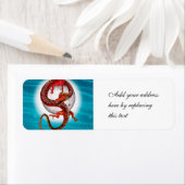 Étiquette Dragon de l'Est - Mythique Créature Imaginaire (En situation)