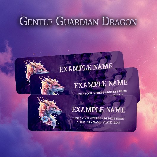 Étiquette Dragon Gardien Douceur.