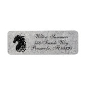 Étiquette Dragon, Medieval (Devant)