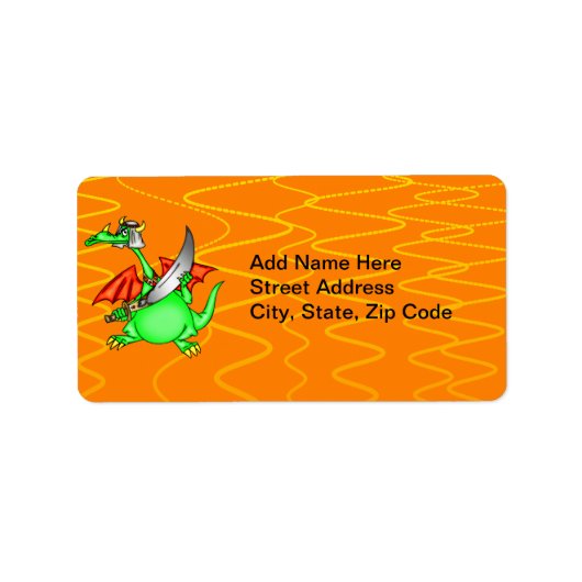 Étiquette Dragon Sheik (Devant)