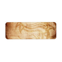 DRAGON TRIBAL GRUNGE BROWNS IMAGINAIRES ARRIÈRE - 