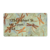 Étiquette Dragonfly Dance Gold (Devant)