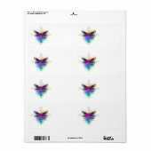 Étiquette Dragonfly en arc-en-ciel (Feuille entière)