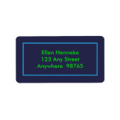 Étiquette Dragonfly psychédélique (Devant)