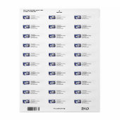 Étiquette Drama the Musical Splash (Feuille entière)