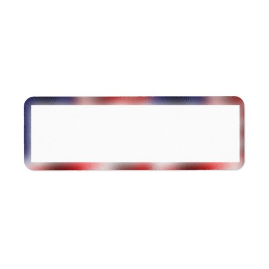 Étiquette Drapeau américain (Devant)