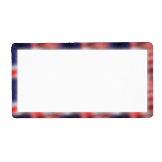 Étiquette Drapeau américain (Devant)