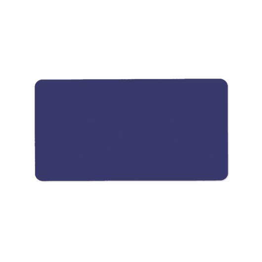 Étiquette Drapeau américain bleu Royal bleu profond bleu (Devant)