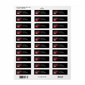 Étiquette Drapeau Américain Découpe Laser Cutting Edge 2 (Feuille entière)