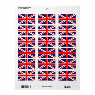 Étiquette Drapeau britannique 