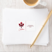 ÉTIQUETTE DRAPEAU CANADIEN INSPIRÉ (En situation)