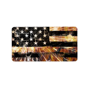 Étiquette Drapeau de construction industrielle