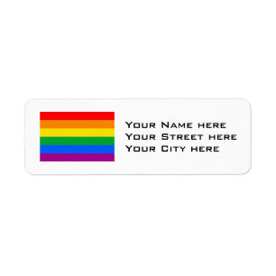 Étiquette Drapeau de gay pride