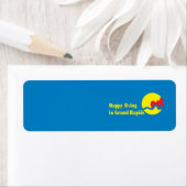 Étiquette Drapeau de la ville de Grand Rapids (En situation)