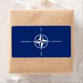 Étiquette Drapeau de l'Otan (En situation)