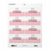 Étiquette Drapeau de Pologne (Feuille entière)