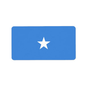 Étiquette Drapeau de Somalie