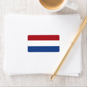 Étiquette Drapeau des Pays-Bas (En situation)