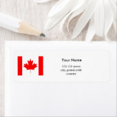 Étiquette Drapeau du Canada, faites votre propre drapeau éti (En situation)