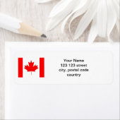 Étiquette Drapeau du Canada, faites votre propre drapeau éti (En situation)