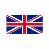 Étiquette Drapeau du Royaume-Uni (Devant)