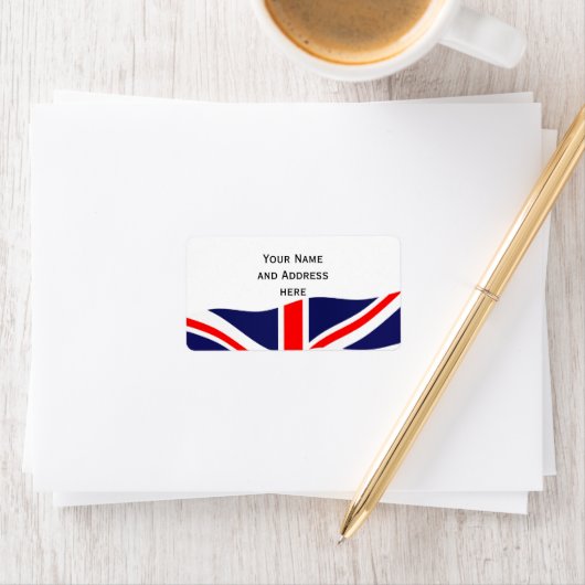 Étiquette Drapeau du Royaume-Uni + vos idées (En situation)