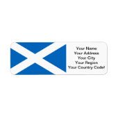 Étiquette Drapeau écossais (Devant)