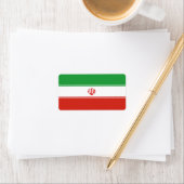 Étiquette Drapeau iranien (En situation)