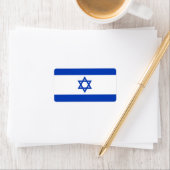 Étiquette Drapeau Israël (En situation)